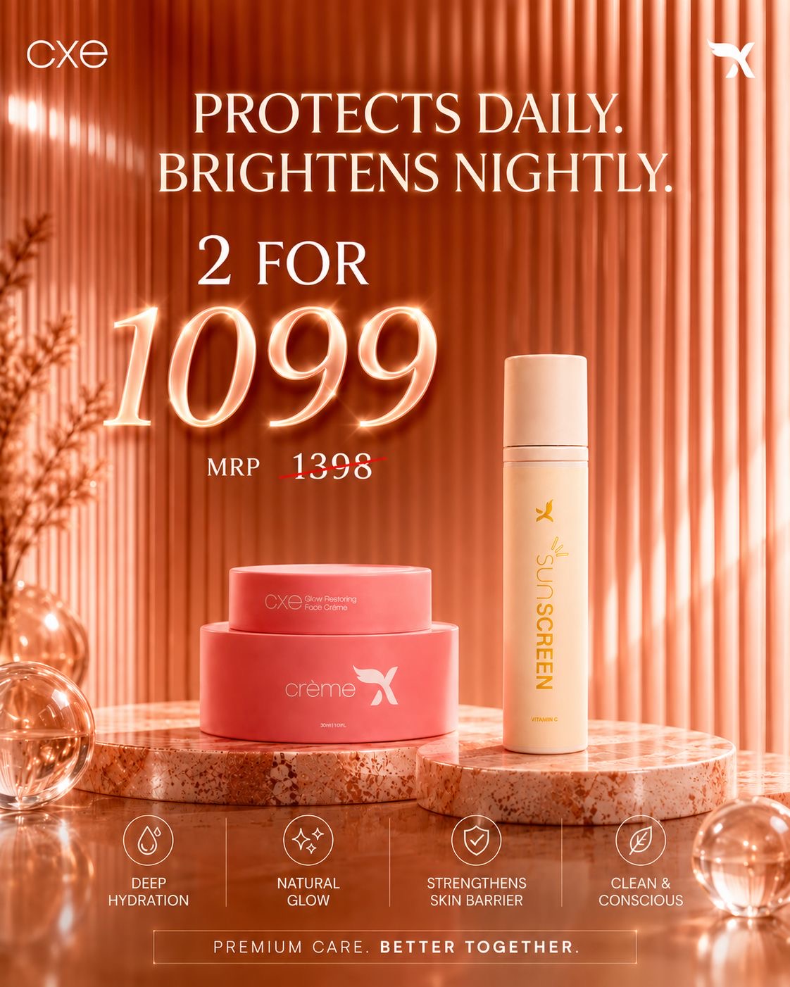 Face Cream & Sunscreen - Combo Offer