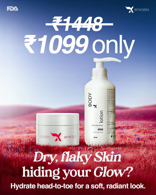 Face Cream & Body Whitening Lotion - Combo Offer