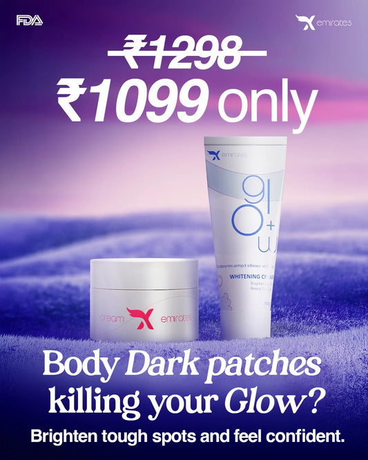 Face Cream & Glow+(Underarms ,armpit, elbows ,underlegs) - Combo Offer