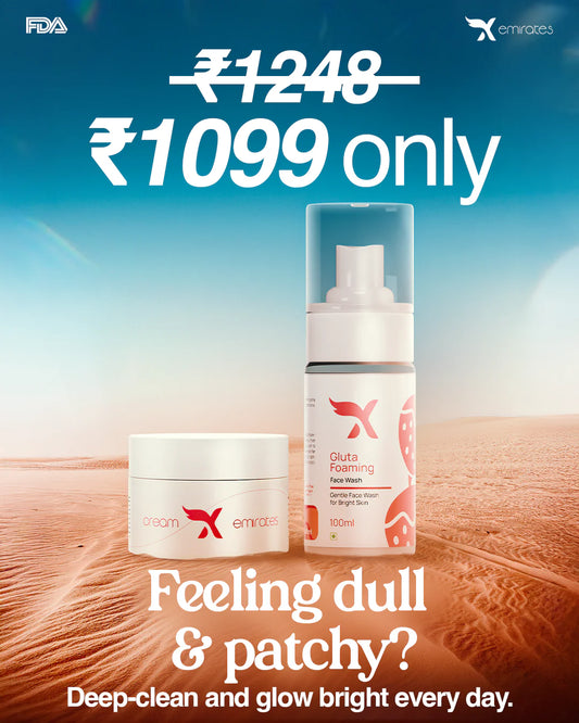 Face Cream & Gluta Foaming face wash - Combo Offer