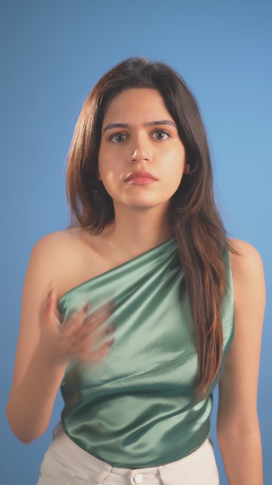 Eye roll on serum